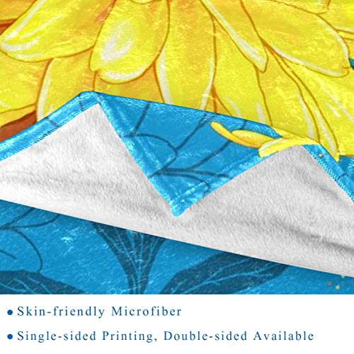 Couverture polaire microfibre 150x200 cm plaid lit canapé voyage - 3