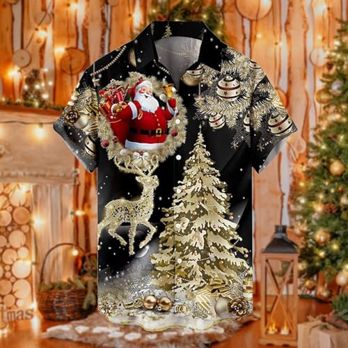 Camisetas de Natal masculinas de Natal feias para homens camisas de Natal masculinas camisas de boli