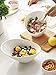 DOWAN 23 OZ Slanted Salad Bowls of 2 Packs - 9.5
