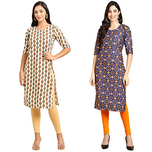 Image of Pinkmint Women's Crepe Regular Kurta