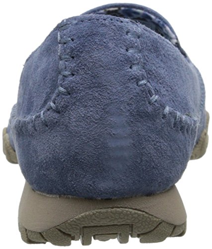 Image of Skechers Women's Bikers Pedestrian Memory Foam Slip-On Moccasin,6 M US,Blue Suede