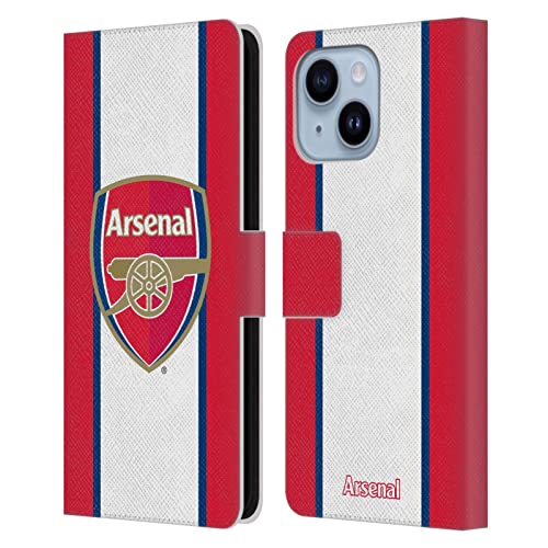 Étui Arsenal FC iPhone 14 Plus Head Case Designs en cuir