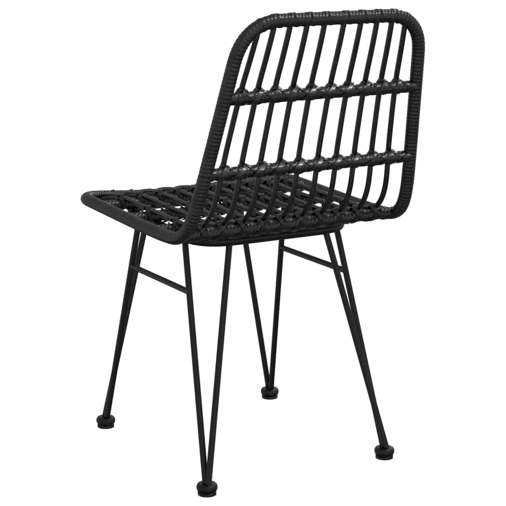 Générique 2 Gartenstühle, Schwarz, 48 x 62 x 84 cm, PE-Rattan