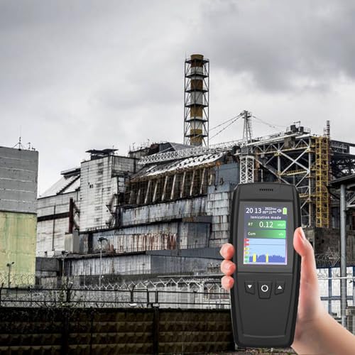 Detector de radiación nuclear portátil con pantalla LCD miniatura 5