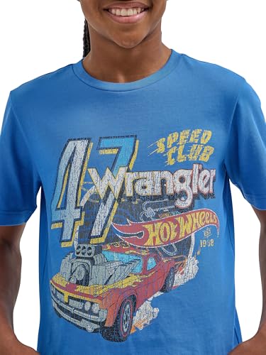 Wrangler Boys X Hot Wheels™ Youth Reg Fit Speed Club Tee3