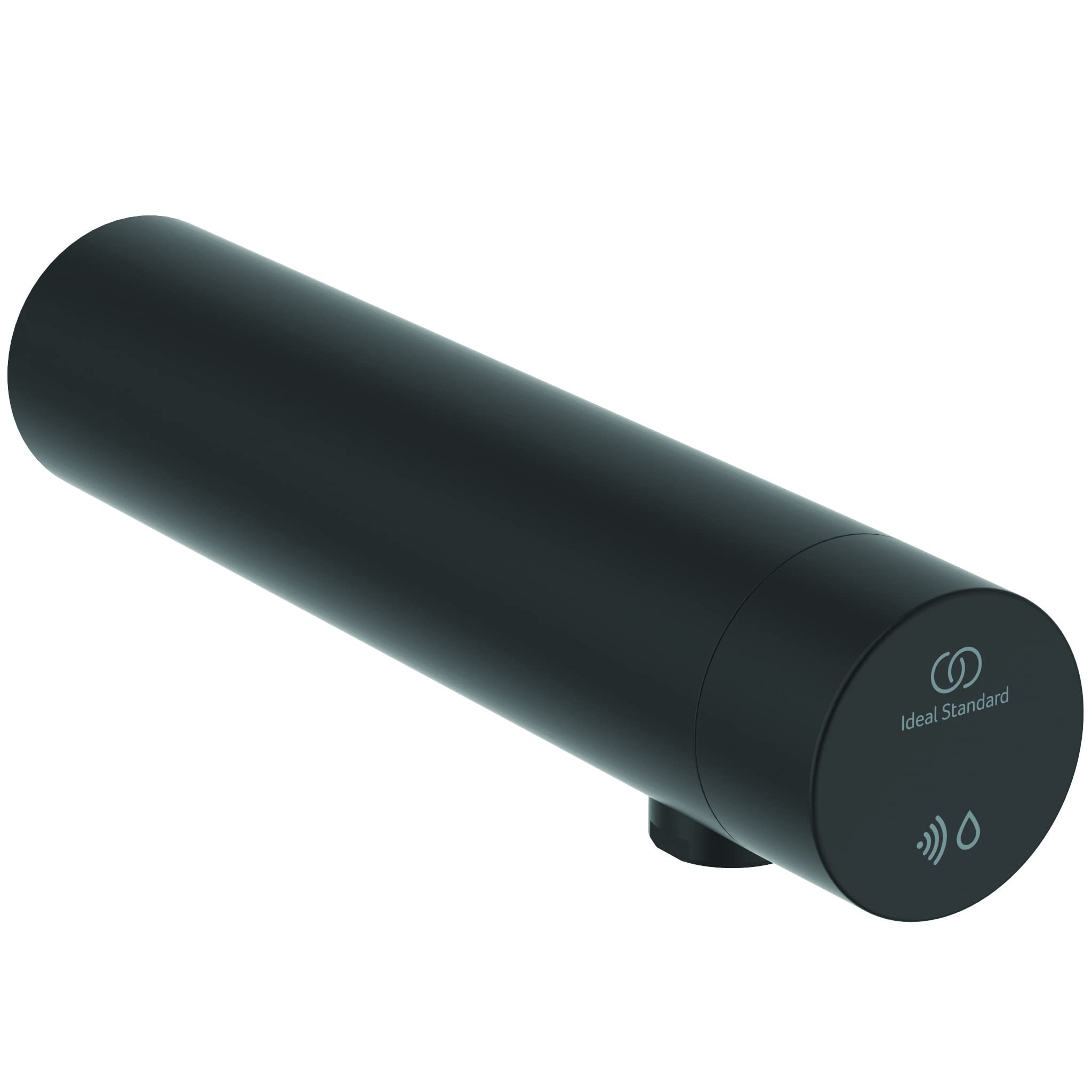 Ideal Standard - Sensorflow, Rubinetto elettronico per installazione a parete, Funzionamento a sensore, Portata 5l/min, Nero seta