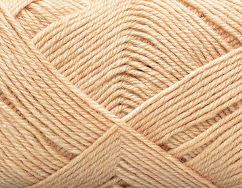 Image of M.G ENTERPRISE Premium Socks high Strength Nylon Yarn Suitable for Socks, Accessories, and Home Decor. 300 gm Light Skin, Suitable for Both Crocheting & Knitting. CSA