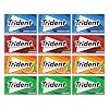 Trident Gum Variety Pack Pack of 12 Refreshing Sugar-Free Flavors Trident Original Gum, Trident Tropical Twist Gum, Trident Spearmint Gum, and Trident Cinnamon Gum