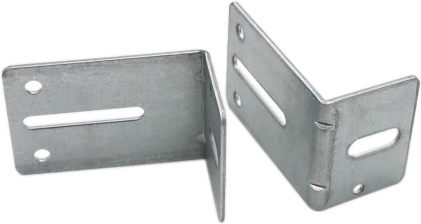Garage Door Track Jamb Bracket, J6 Heavy Duty Track Bracket with 12 Gauge Steel, Garage Door Parts for Garage Door Reinforcement (4 Pack)