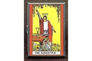 The Magician Tarot Card Stainless Steel Cigarette Case