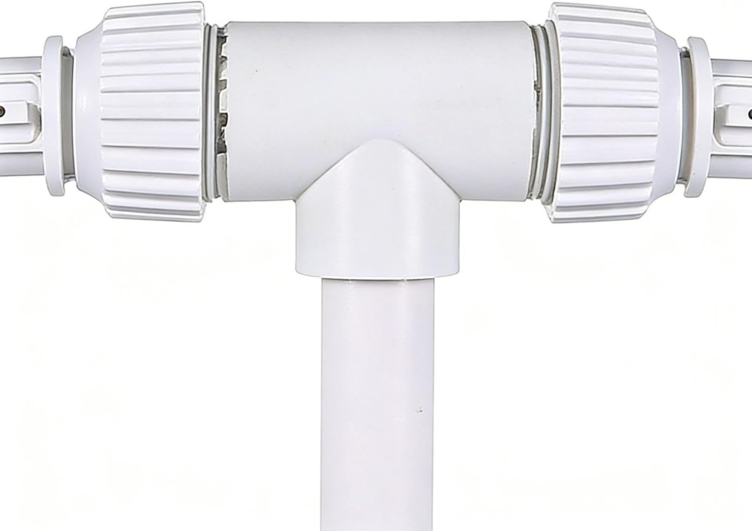 Inground Pool Fountain, Cooler And Refreshing Water Flow, PVC Material, Double Spray Water Fountains, Waterfall Pool Sprinkler Fountain, Sturdy And Weather Resistant, For Garden, Backyard, Lawn, Patio