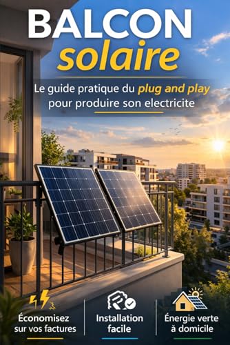 Balcon solaire: Le guide pratique du kit solaire plug & play pour produire son électricité, réduire sa facture et réussir son autoconsommation en...