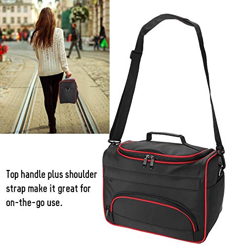 Carry Bag, Carry Bag, Hairdressing Tool Organiser for Women for Travel (Black) - Image 3