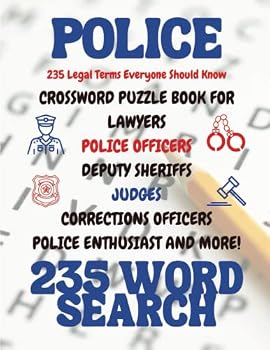 235 Legal Term Word Search Puzzle For Law Enforcement and Lawyers