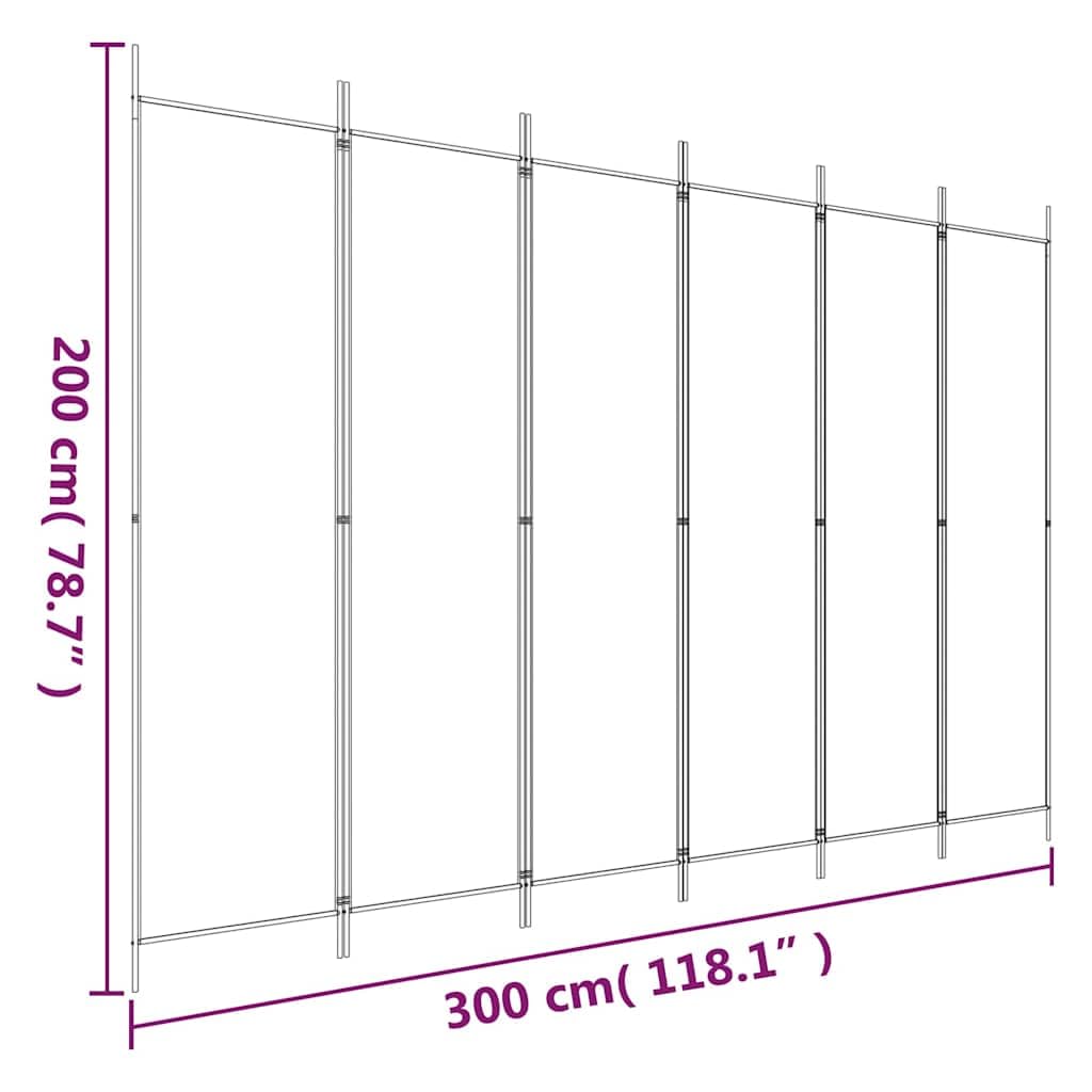 Paravent brise-vue en tissu anthracite 300 x 200 cm, pliable, autonome, opaque, idéal pour salon, chambre à coucher, bureau, balcon, jardin, intérieur et extérieur, protection acoustique