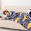 Wajade Kids Construction Truck Blanket for Boys Soft Fleece Kids Blanket for Couch Sofa Bedroom 3D Vehicles Excavator Cars Throw Blanket 50"x60" #5