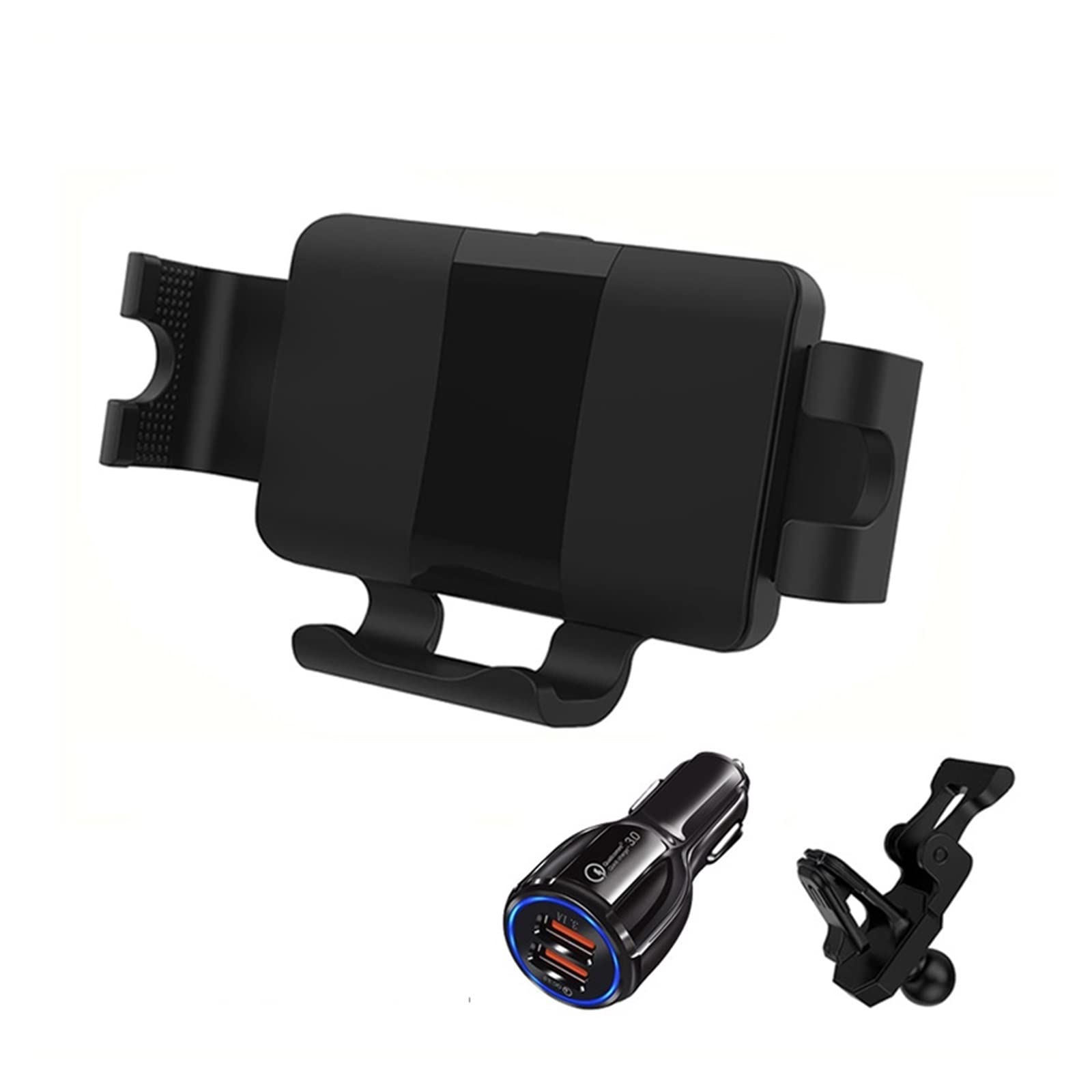 Cargador inalámbrico Cargadores inalámbricos, Cargador de Coche inalámbrico rápido 20W for Soporte de succión de ventilación de Pantalla Plegable de teléfono(B)