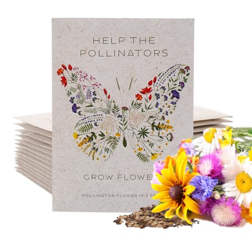 Bentley Seed Co. Help Pollinators Kraft Butterfly - Pollinator Wildflower
