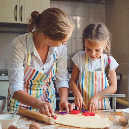 Prensador de pasteles de acero inoxidable resistente para repostería casera 4