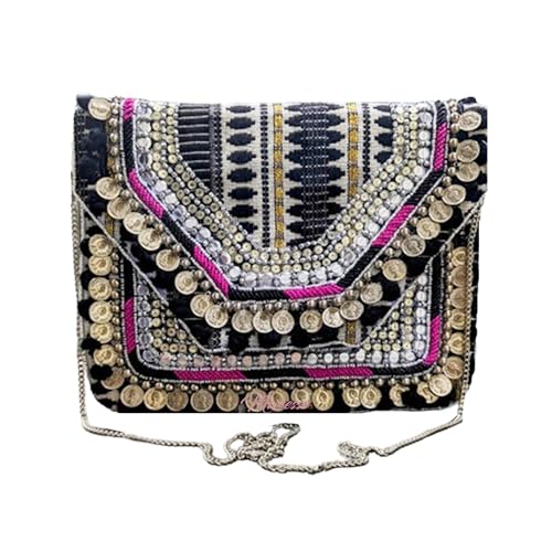 Image of Maresse Women Boho Bag Embroidered Crossbody Sling Bag For Women | Handmade