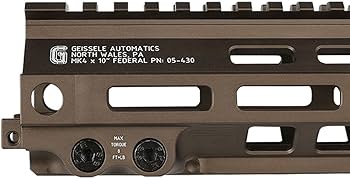 Amazon | Zparts Geissele MK4タイプ 10inchハンドガード Federal刻印