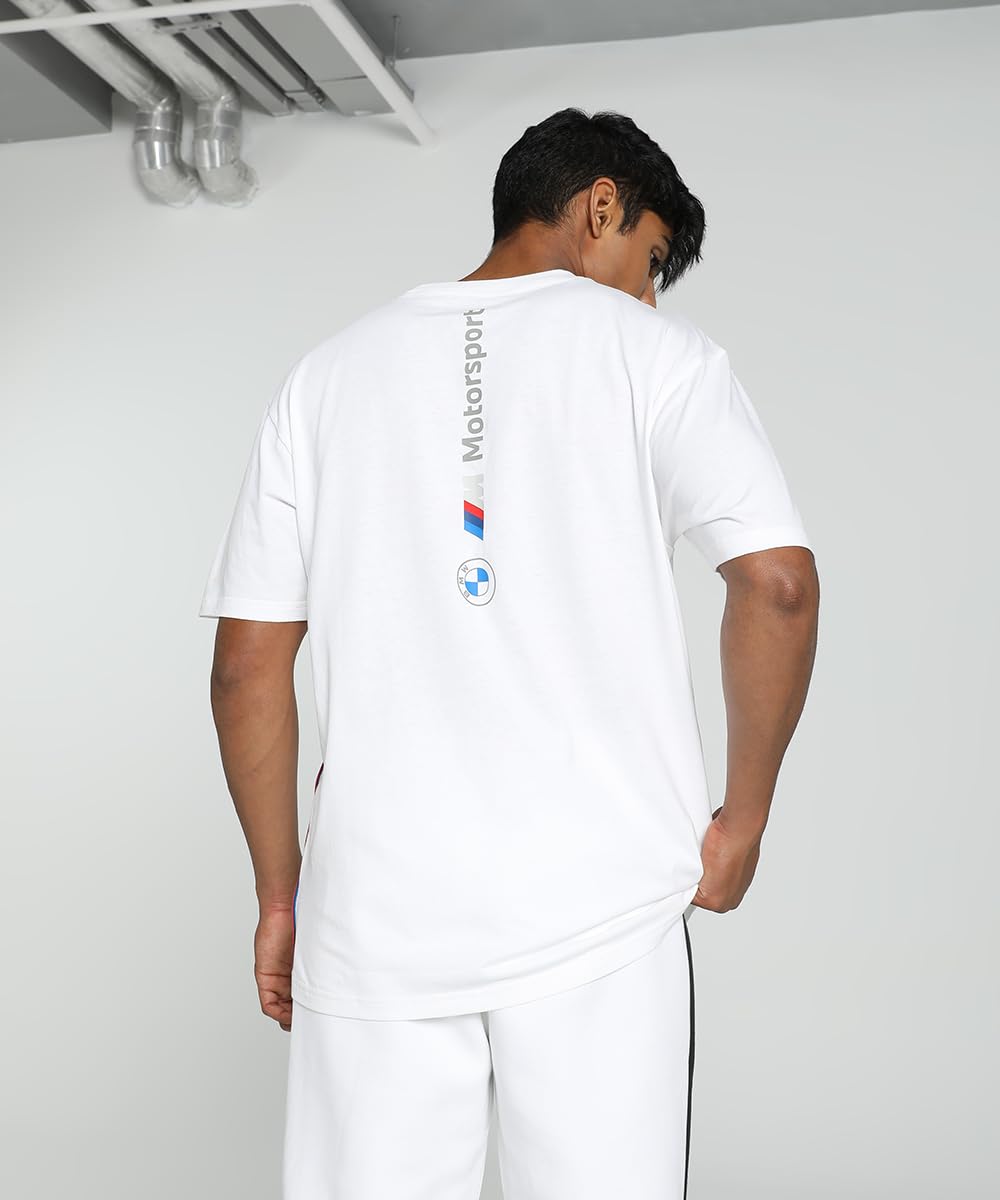 PUMA Herren BMW M Motorsport Essentials Logo T-Shirt T-Shirt