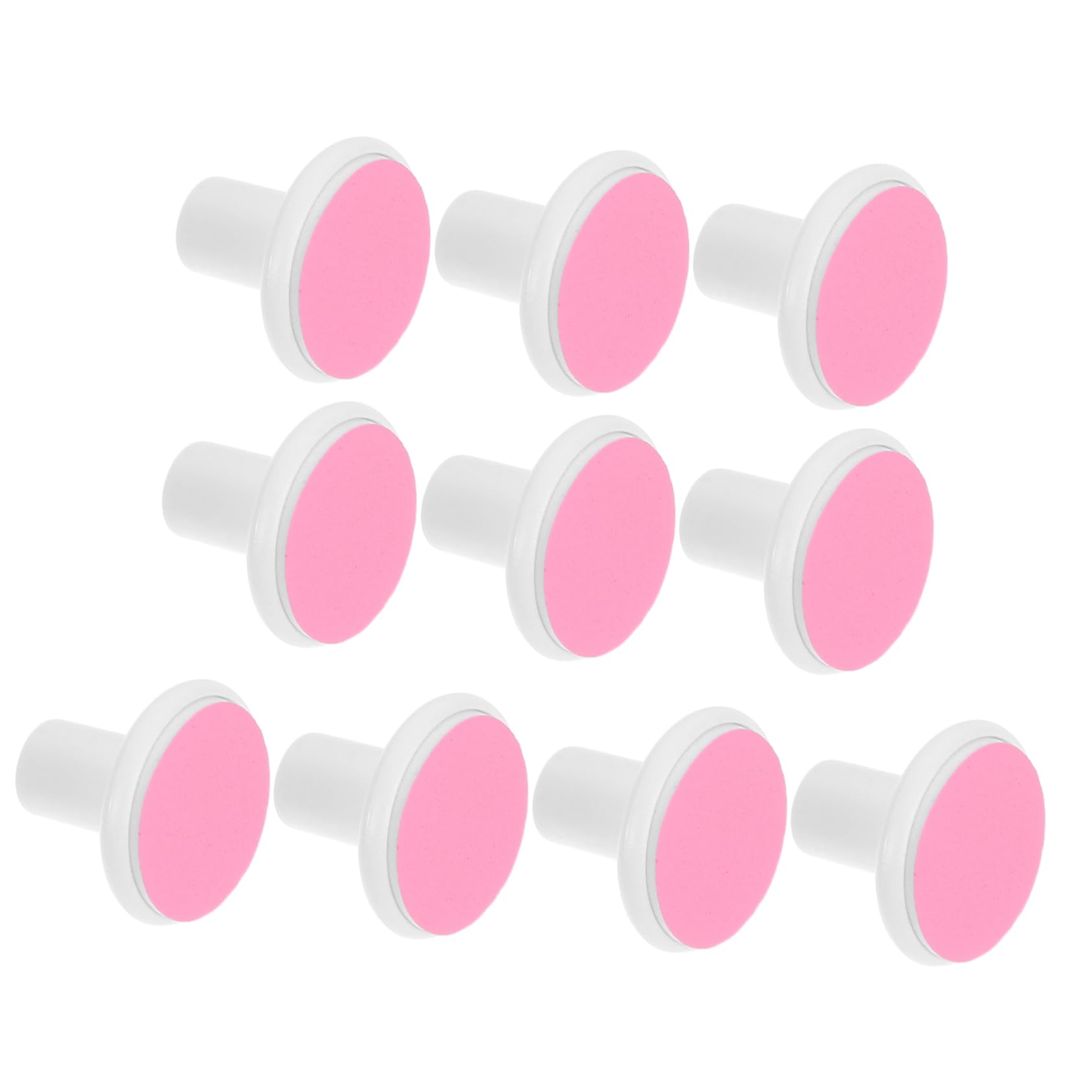 Healeved 10 Pack Baby Nail Trimmer Replacement Heads Easy Swap Electric Nail File Grinding Pads for Infant Manicure Accessories