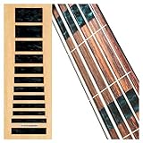 Fretboard Markers Inlay Sticker Decals for Bass - Jazz Bass Block for 5 string - BP