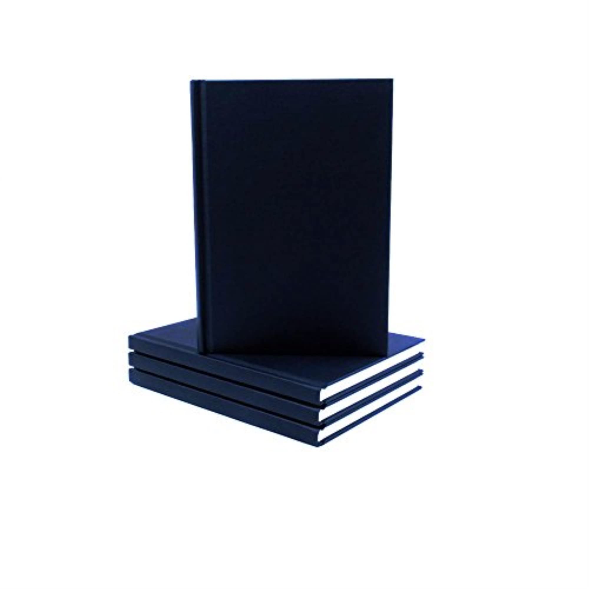 Seawhite of Brighton A5 Portrait Sketchbook - 140gsm All-Media Black Cloth Hardback for Artists & Students - Premium Drawing & Watercolour Pad