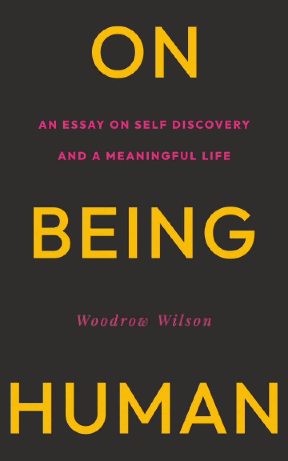 On Being Human: An Essay on Self Discovery and a Meaningful Life