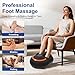 CCHYF Shiatsu Foot Massager, Electric Feet Massage Machine, Deep Kneading Relief for Plantar Fasciitis, Air Compression, 3 Heat Levels, Relax for Home Office Use, for Women Mom Dad Black