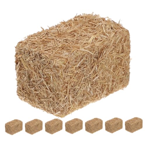 LOORGVEL 8 Stück Teiliges Miniatur Heuballen Realistische DIY...