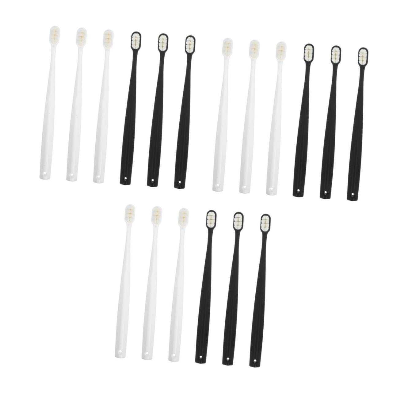 3 Set Spazzolini Morbidi Portatili Per Denti Design Ergonomico E Compatto Per Uso Per Gengive Sensibili E Dei Denti 6 Pezzi*3