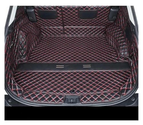トランクマット に適合する RAV4 2013-2025 PHEV 燃料トランクマット インテリアアクセサリー オートスタイリング カーゴライナー 車用 車内滑り止めマット(Full Black Red)