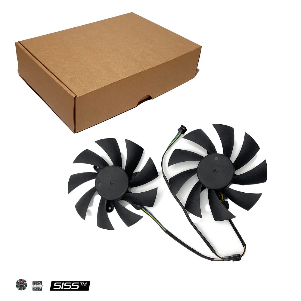 SISS Ventola grafica per Zotac GeForce RTX 1660ti RTX 2060 2070 Super Video Card Ventola per scheda grafica GA92A2H Ventilatore grafico 87 mm