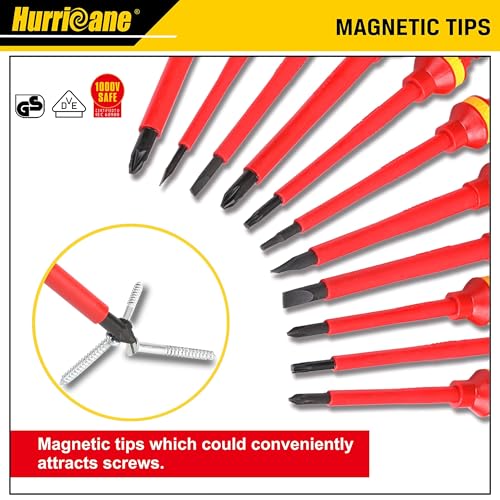 HURRICANE 13-Piece Insulated Screwdriver Set