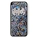 batman logo collage art for iPhone 6 Plus/6s Plus Black case