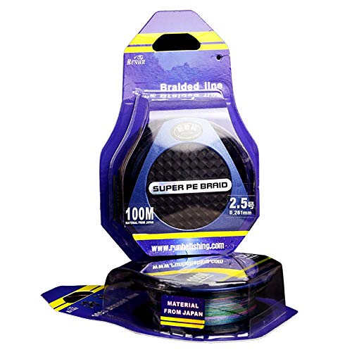 100 M Geflochtene Angelschnur, PE Starke und Abriebfeste Angelschnur Zero Stretch Kleiner Durchmesser 0.261mm – Bild 8