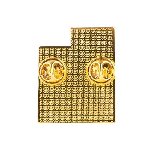 Image of State Shaped Map Lapel Metal Pin Enamel Brooch Keepsake Beautifully Designed for Backpack Hat