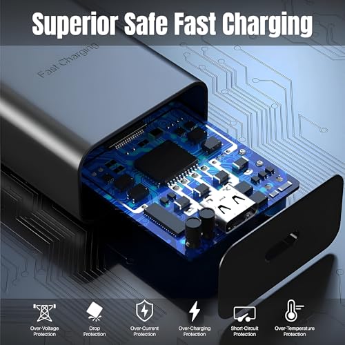 Image of Samsung 45W Type C Super Fast Charger Adapter Compatible with Galaxy S25 Edge /S25 Ultra /S25 plus /S25 /S24 ultra /S24 Plus /S24 /S23 /S22 /S21 / Fe /Z fold 7 /6 /5 /Z flip 7 /6 /5 /Pad /PD 3.0 Adaptor /Black