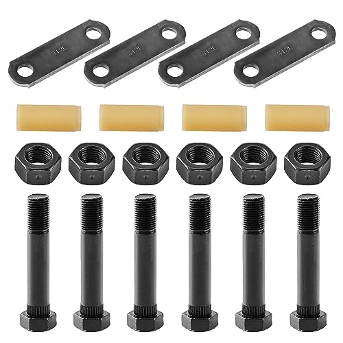 Lonffery Trailer Alex Shackle Kit 312L Shackle Strap Fit for 3500lb-7200lb Double Eye Spring
