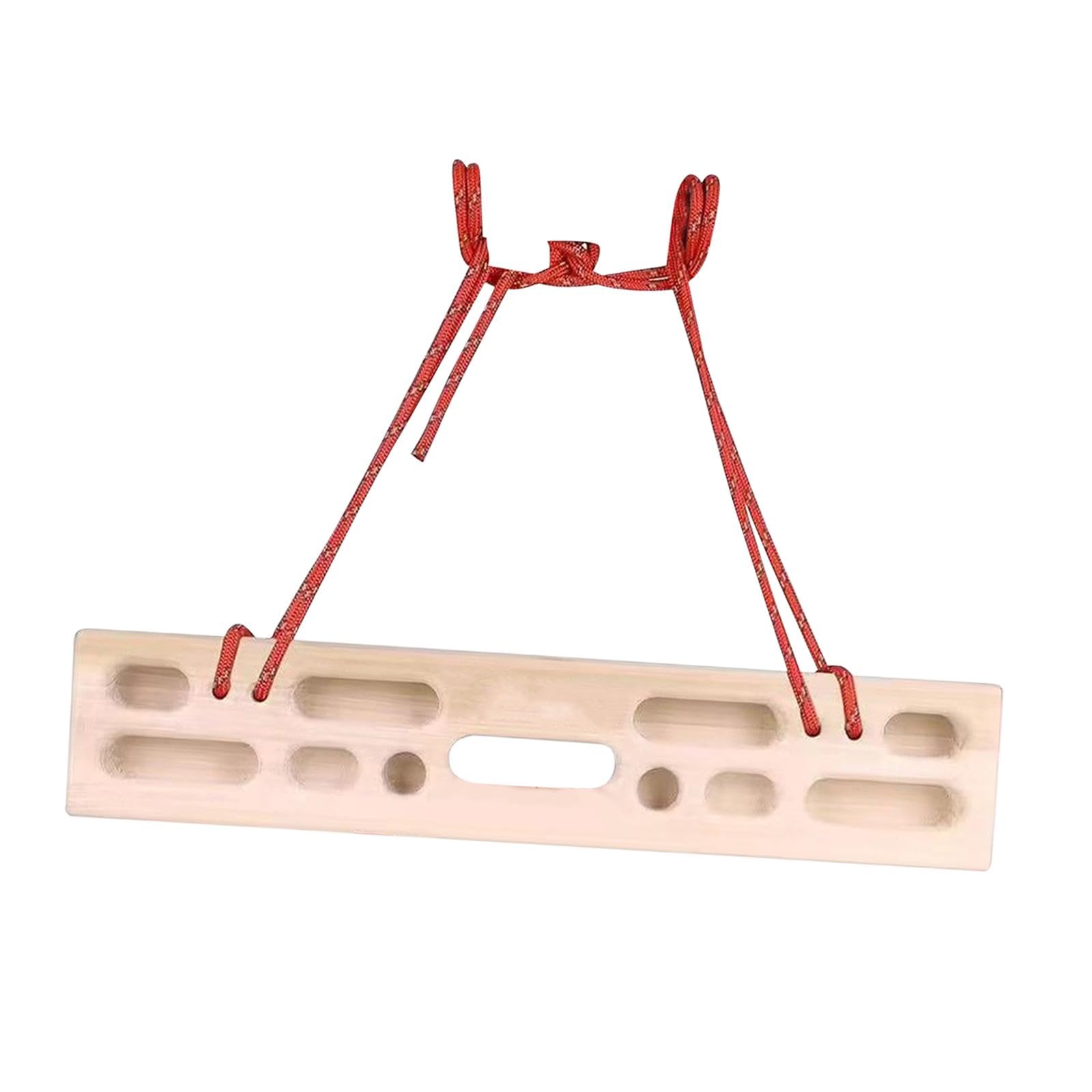 Yiju Climbing Fingerboard Rock Climbing Training Upper Body Workouts Training Board Pull up Strength Trainer for Beginners Indoor