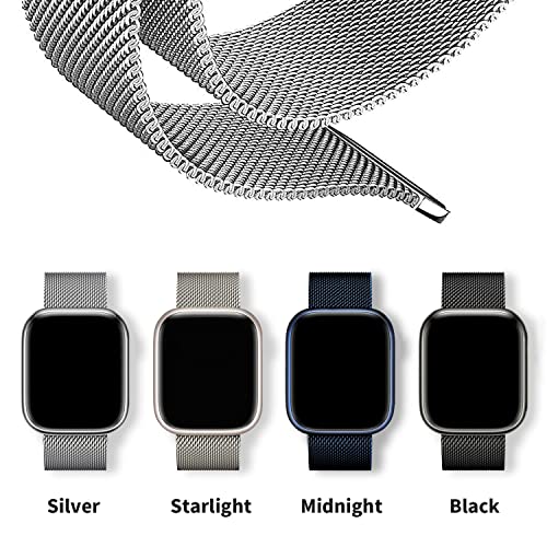 GURINA 4 Pack Metal Strap Compatible Apple Watch Straps 40mm 38mm 41mm - Image 2