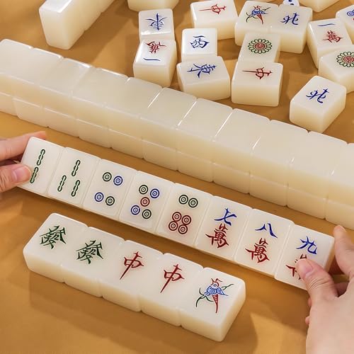 Fengshui-Caishen Set de Fichas Mahjong Tradicional miniatura 3