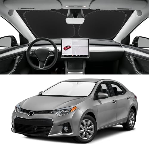 Image of Custom Fit Windshield Sun Shade for Toyota Corolla 2014-2019