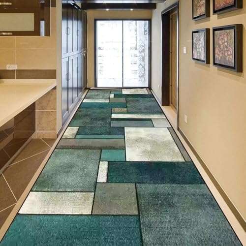 Alfombra dormitorio lavable moderna para pasillos de entrada 3