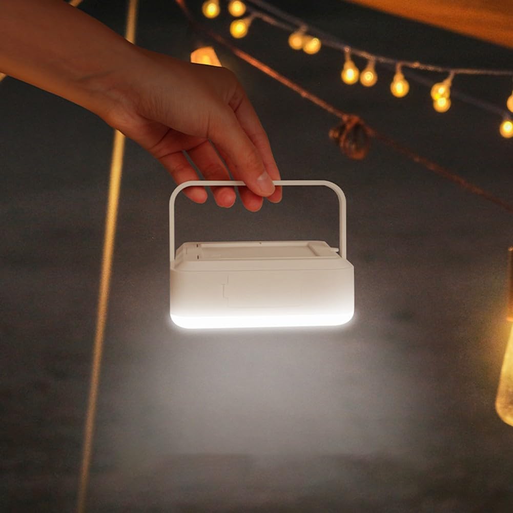 Lanterna da campeggio a LED ricaricabile, luce portatile con batteria lunga per la vita, lampada da esterno per escursioni, zaino in spalla, utilizzo, diverse capacità disponibili