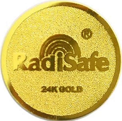 (3pack) Anti Radiation Sticker - RadiSafe 24K Gold Stickers - EMF Protection from Cell Phone and Other Devices - Reduces up to 99.8% of Radiation emitted from Electronics.