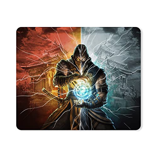 Image of Chiraiyaa Mortal Superhero Designer Printed Premium Mouse pad with Anti-Skid Base and Smooth Gliding (9 in x 7.5 in)