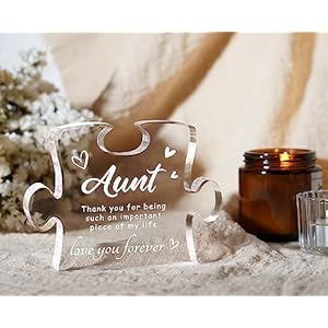 Auntgiftsauntiegiftideas49x37inchengravedacrylicpuzzlepiecegiftsforauntauntmothersdaybirthdayvalentinesdaychristmasgiftsbestauntevergifts Urban Country Home Decor Aunt gifts auntie gift ideas 49 x 37 inch engraved acrylic puzzle piece gifts for aunt aunt mothers day birthday valentines day christmas gifts best aunt ever gifts urban country home decor